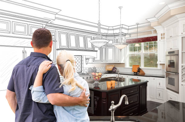 Professional Cabinet Refacing technician working in Richmond, TX